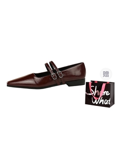 Женские повседневные туфли 2,5 см Ancora Red с сумкой для покупок, цвет Ancora Red+Shopping Bag Bigtree