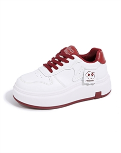 Женские скейтерские кроссовки красные, цвет Red Tonybear