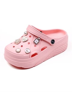 Клоги женские розовые, цвет Pink Tonybear