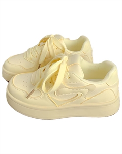 Женские скейтерские кроссовки желтые, цвет Yellow Jimixiong