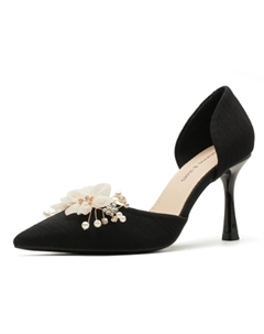 Женские туфли на высоком каблуке черные, цвет Black Weishibangwei