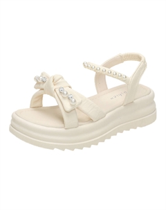 Женские пляжные сандалии желто-бежевые, цвет Beige Tonybear