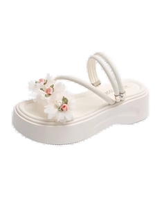 Женские противоскользящие шлепанцы бежевые, цвет Beige Tonybear