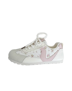 Низкие кроссовки German Army Trainers для женщин в коробке Белый Розовый, цвет White Pink 7 sevfun