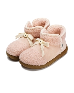 Тёплые и износостойкие короткие зимние сапоги женские розовые - хаки, цвет Khaki Zun'er