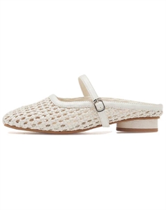 Закрытые тапочки на каблуке 3 см женские черные, цвет Black 15 mins