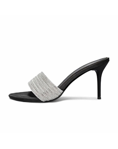 Женские быстросохнущие шлепанцы с устойчивостью к истиранию черные, цвет Black Czrsk