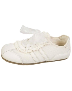 Дышащие женские скейтерские кеды низкие белые, цвет White Jimixiong