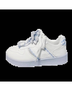 Женские низкие скейтерские кеды синие с цветочным принтом, цвет Blue (Floral Accessory) Jimixiong