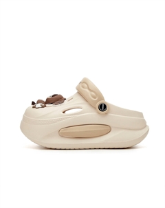 Клоги женские экрю/хаки, цвет Ecru/Khaki Josiny