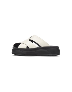 Кожаные мокасины с пэчворком женские бежевые, цвет Beige Daphne