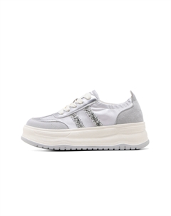 Женские легкие скейтерские кроссовки на низком ходу с амортизацией серые, цвет Gray C°banner