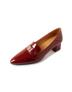 Красные женские повседневные туфли на каблуке 4,5 см, цвет Red Echo&yolo