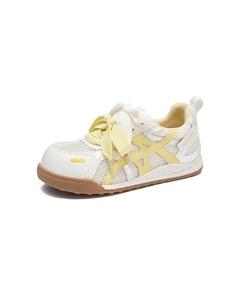 Женские желтые повседневные низкие кроссовки с устойчивостью к истиранию и противоскользящим покрытием, цвет Yellow Josiny