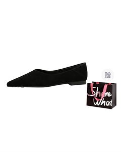 Женские повседневные туфли Casual Single - черные с сумкой для покупок, цвет Black+Shopping Bag Bigtree