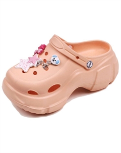 Клоги женские розовые, цвет Pink Tonybear