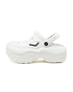 Клоги женские бело-черные Exull q