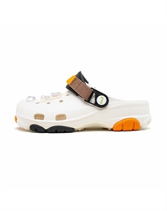 Клоги женские бело-оранжевые Exull q