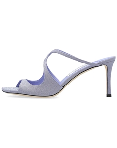 Джимми Чу Женские Слипоны на платформе 7,5 см Светло-фиолетовые Jimmy choo