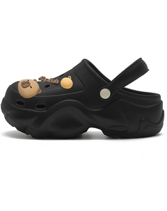 Клоги женские Black Capybara, цвет Black Capybara Cat power