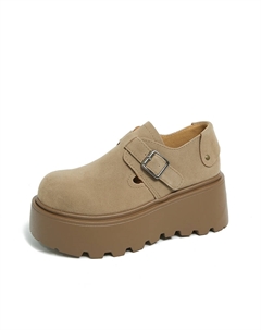 Женские устойчивые к истиранию низкие повседневные туфли на платформе цвета хаки, цвет Khaki Klaosd
