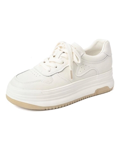 Женские скейтерские кеды Low Top цвета экрю Josiny