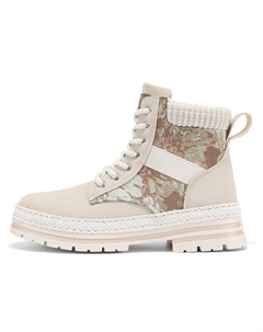 Ботинки Martin комбинированные с принтом, бежевый Cahhrrn