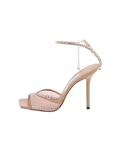 Сандалии Saeda 100mm, розовые Jimmy choo