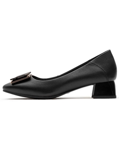 Туфли Mom на массивном каблуке 3,5 см для женщин черный/экрю Red dragonfly