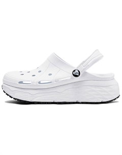 Белые женские клоги, цвет White Skechers