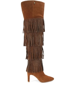 Сапоги Shoreditch, украшенные кристаллами, коричневый Kurt geiger london