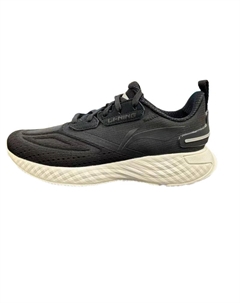 Амортизирующие нескользящие низкие повседневные туфли Women's Black Li-ning