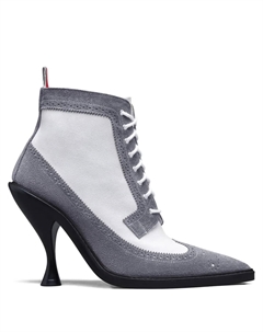 Ботинки на шнуровке со вставками, серый Thom browne