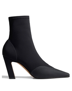 Ботильоны Nevada на каблуке 85 мм с заостренным носком, черный Khaite