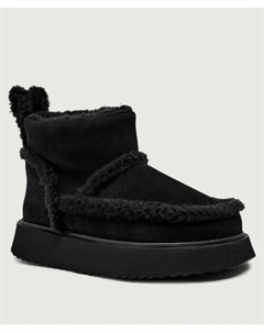 Зимние ботинки из микроовчины, черный Inuikii