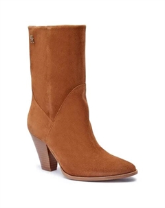 Техасские кожаные ботинки, бежевый Tommy hilfiger