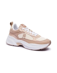 Массивные кроссовки для бега из кожи, розовый Tommy hilfiger