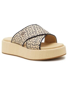 Тапочки из моно-рафии, бежевый Tommy hilfiger