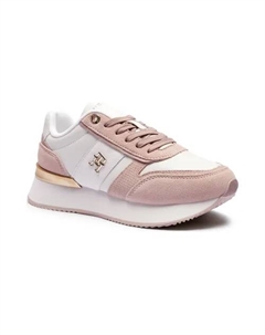 Кожаные кроссовки, розовый Tommy hilfiger