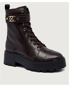 Ботильоны из кожи на платформе от Mandy, коричневый Michael kors