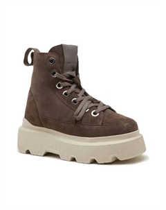 Ботильоны Matilda из овчины на платформе из кожи, коричневый Inuikii