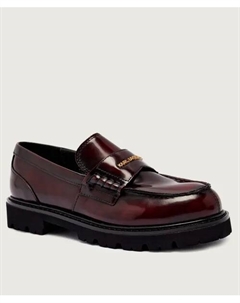 Кожаные мокасины Lowell, красный Karl lagerfeld