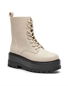 Кожаные ботильоны на платформе, бежевый Calvin klein jeans