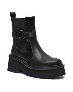 Кожаные ботильоны Flair 16 на платформе, черный Liu jo