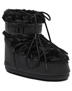 Низкие зимние ботинки Icon с подкладкой из искусственного меха, черный Moon boot