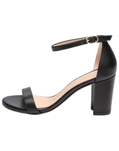 SW NEARLYNUDE Босоножки на одной бретели 8 см Женские Черные, Оригинальная коробка для обуви в комплекте Stuart weitzman