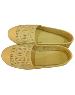 Эспадрильи женские желтые Chanel