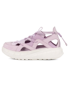 Женские модные сандалии на низком ходу в пыльно-лавандовом оттенке Ugg