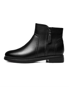 Женские черные ботинки, черные (с толстой флисовой подкладкой) Aokang