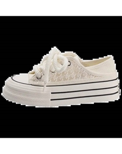 Женские скейтерские кеды экрю, цвет Ecru Jimixiong